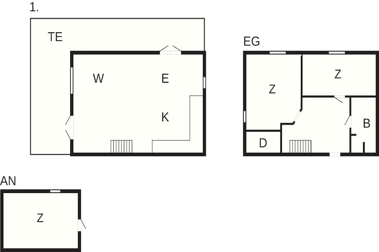 6 Personen vakantie huis in Grenaa-Plattegrond