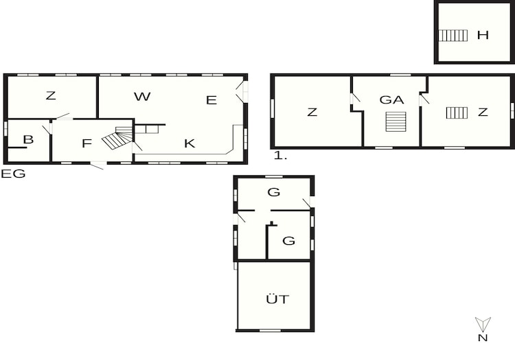 5 sterren vakantie huis in Løkken-Plattegrond