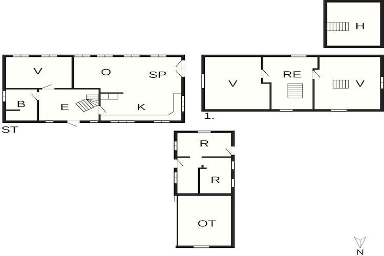 5 sterren vakantie huis in Løkken-Plattegrond