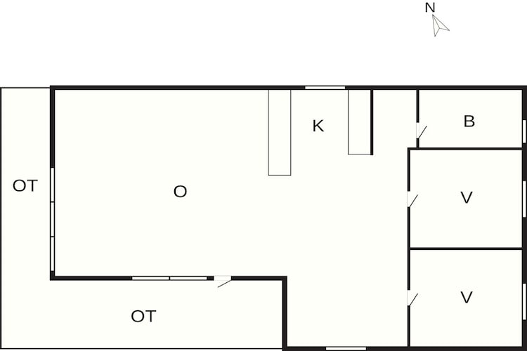 Holiday home for family in Denmark-Floor plan