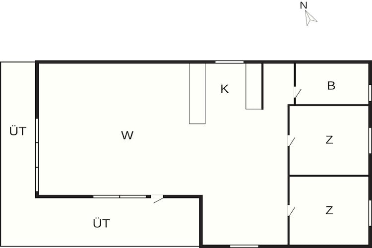 Holiday home for family in Denmark-Floor plan