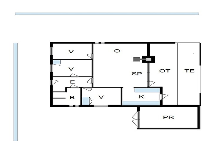 4 Personen Ferienhaus in Ansager-Grundriss