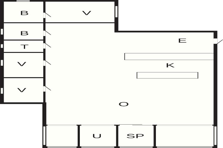 4 sterren vakantie huis in-Plattegrond