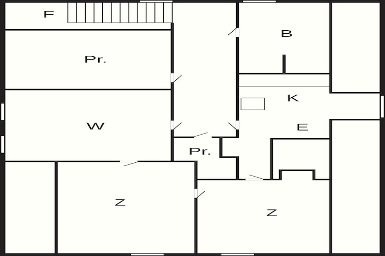 Maison de vacances pour 6 a Grenaa-Plan d'étage