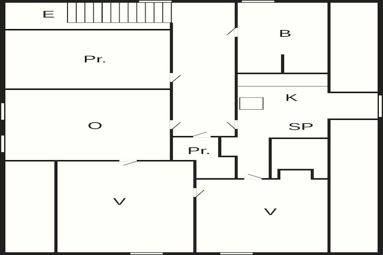 6 Personen vakantie huis in Grenaa-Plattegrond