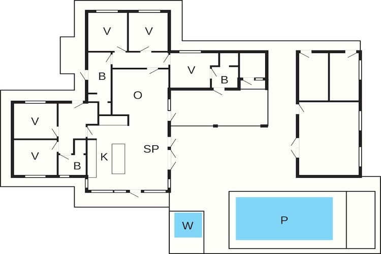 5 sterren vakantie huis in Løkken-Plattegrond