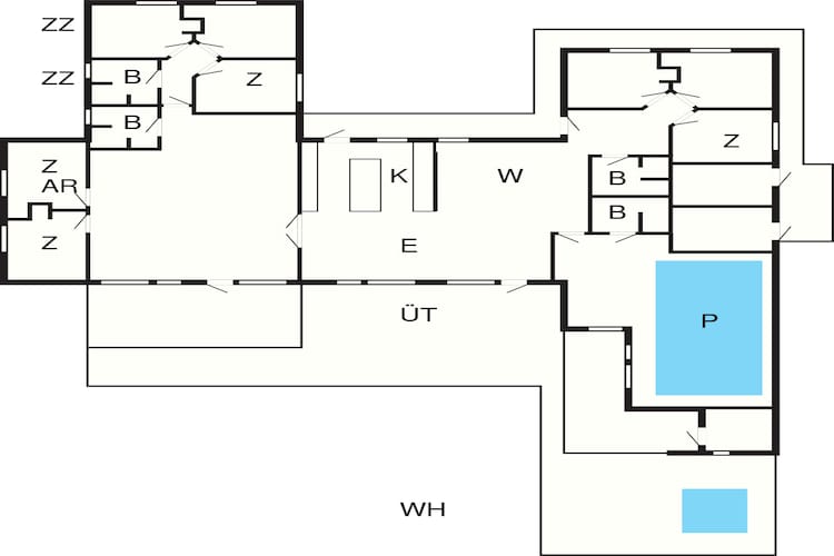 5 star holiday home in Bogense-Floor plan