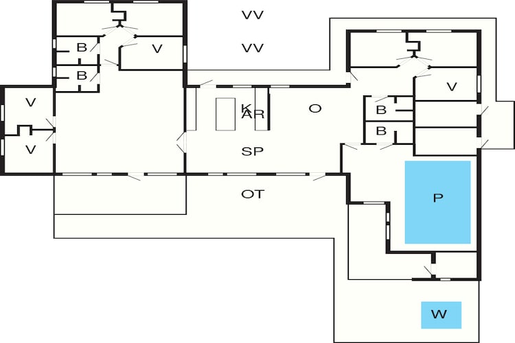 5 star holiday home in Bogense-Floor plan