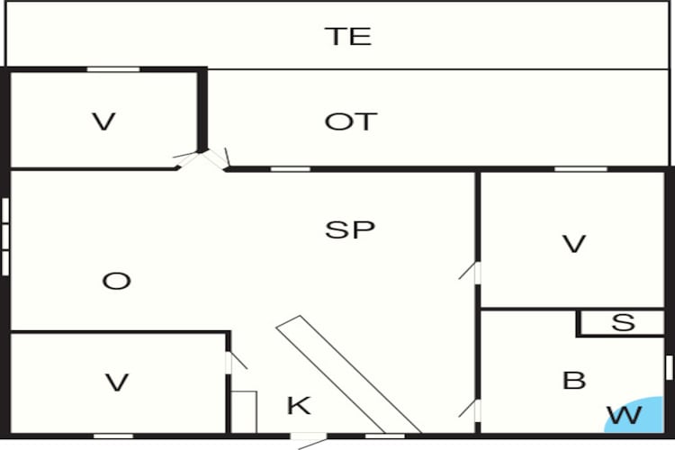 5 Personen vakantie huis in Nakskov-Plattegrond
