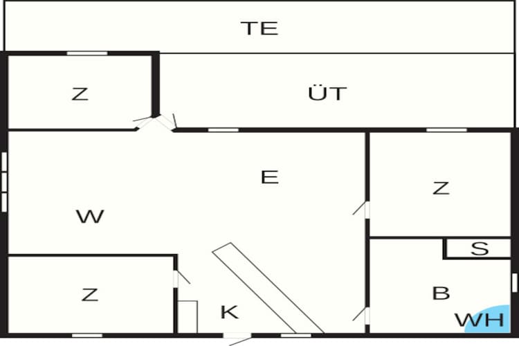 5 person holiday home in Nakskov-Floor plan