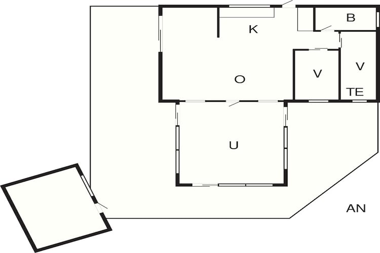 6 Personen Ferienhaus in Karrebæksminde-Grundriss