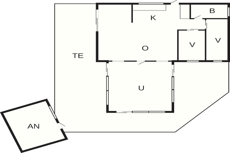 6 Personen vakantie huis in Karrebæksminde-Plattegrond