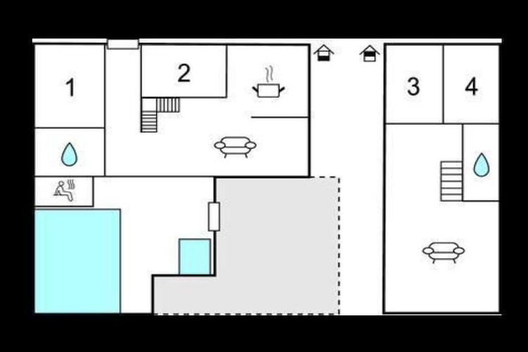 4 etoiles maison de vacances a Asperup-Plan d'étage