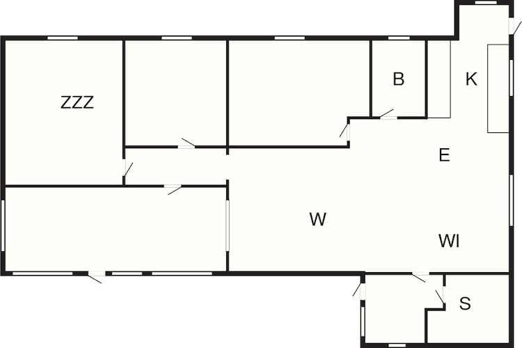 6 Personen Ferienhaus in Ansager-Grundriss