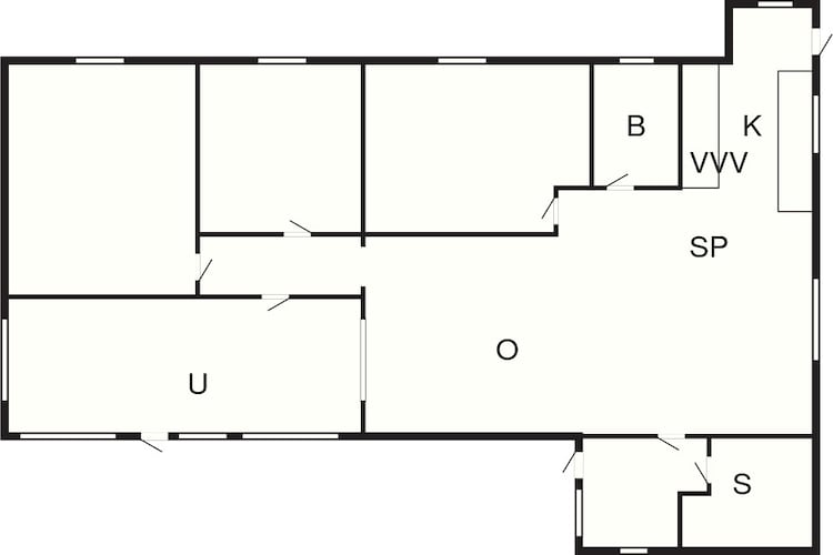 6 Personen Ferienhaus in Ansager-Grundriss