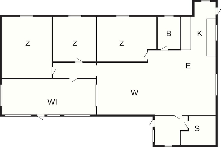 6 Personen vakantie huis in Ansager-Plattegrond