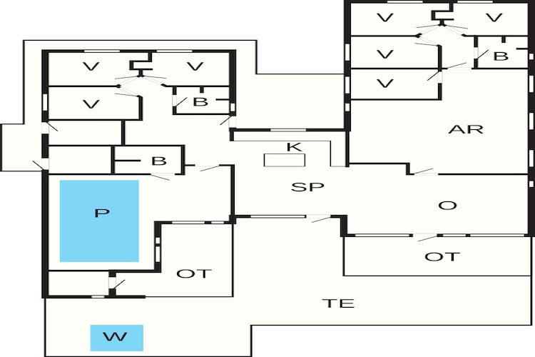 5 sterren vakantie huis in Bogense-Plattegrond