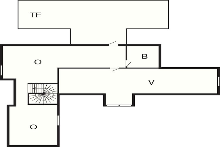 5 etoiles maison de vacances a Pandrup-Plan d'étage