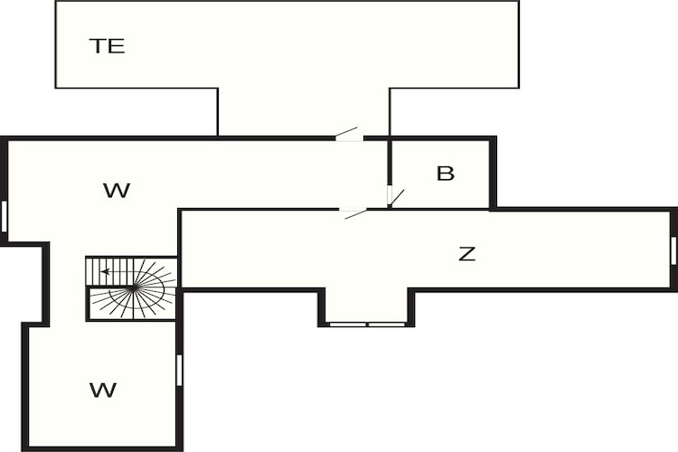 5 etoiles maison de vacances a Pandrup-Plan d'étage