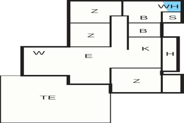 4 sterren vakantie huis in Brovst-Plattegrond