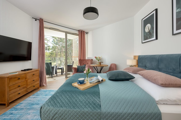 Apartament Mazowiecka 2A Nr 222 Pobierowo-Woonkamer