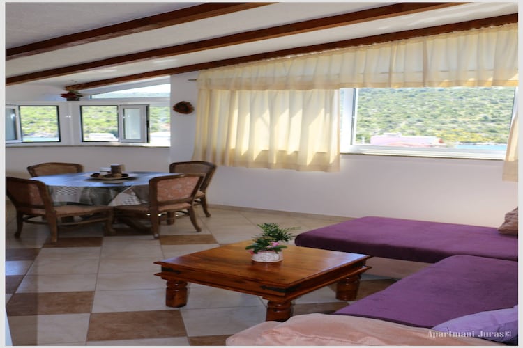 Apartments Juras - Two Bedroom Apartment with Sea View (David)-Dining room
