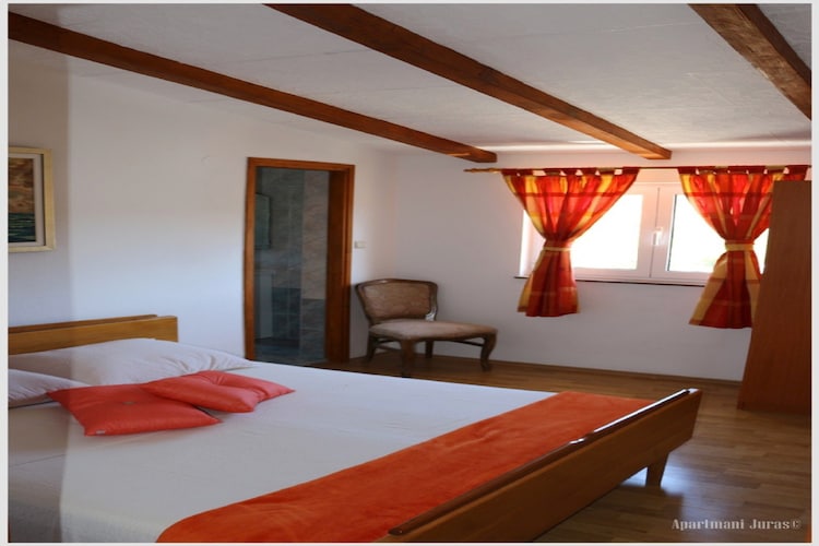 Apartments Juras - Two Bedroom Apartment with Sea View (David)-Bedroom