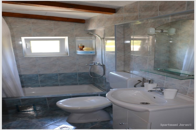 Apartments Juras - Two Bedroom Apartment with Sea View (David)-Bathroom