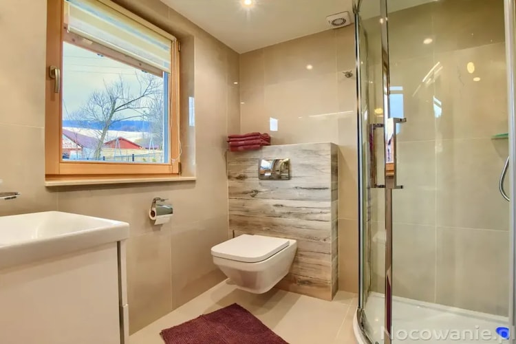 Drewniane domy wakacyjne w Wiśle-Bathroom