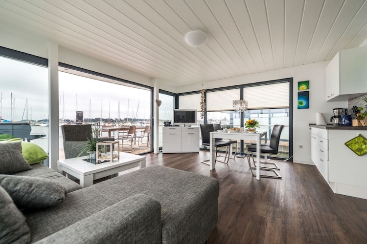 Hausboot Fjordblick / 4 Personen-Living room