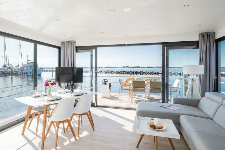 Hausboot Fjordblick / 6 Personen-Living room