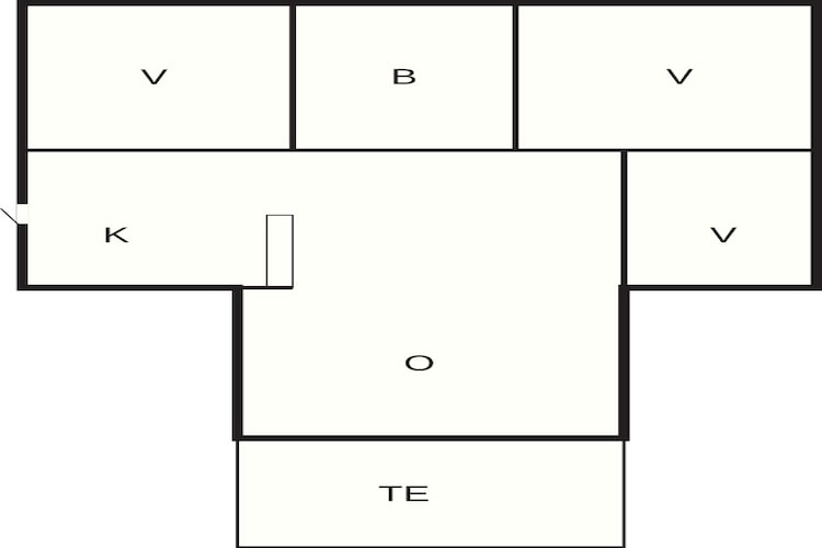 7 Personen vakantie huis in Ebeltoft-Plattegrond