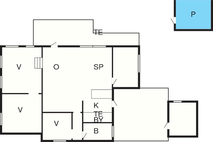 4 star holiday home in Jægerspris-Floor plan