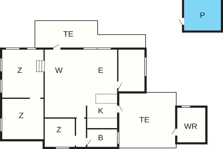 4 star holiday home in Jægerspris-Floor plan