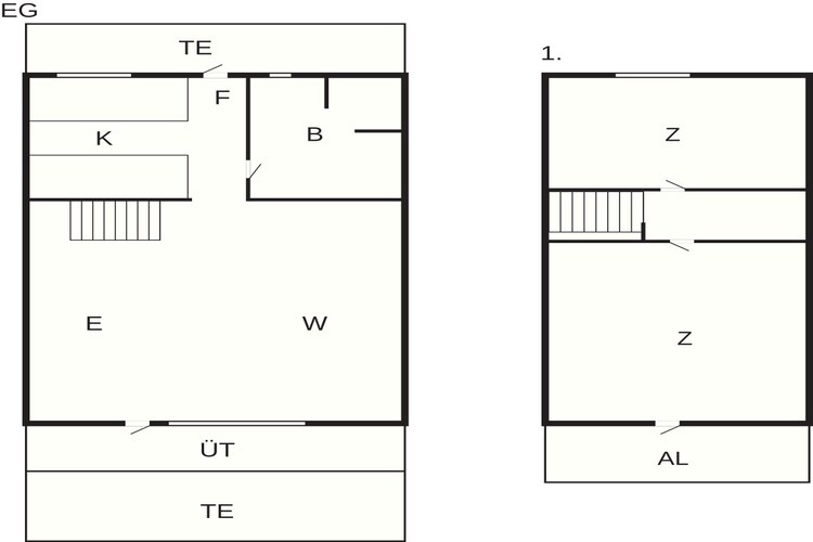 4 Personen vakantie huis in Gedser-Plattegrond