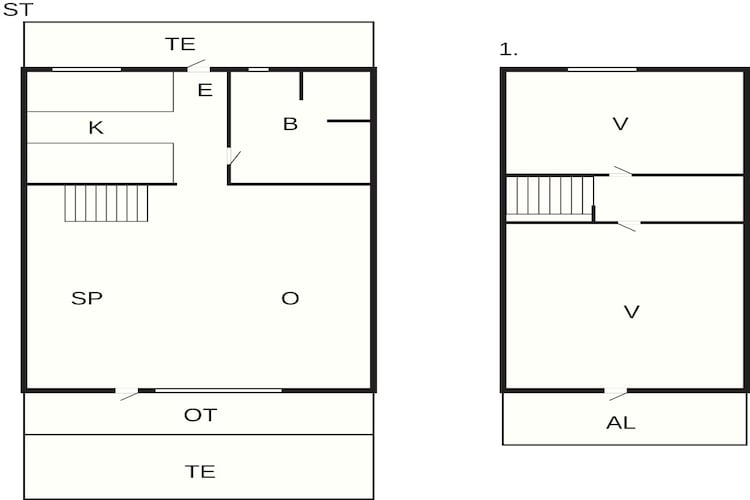 4 Personen vakantie huis in Gedser-Plattegrond