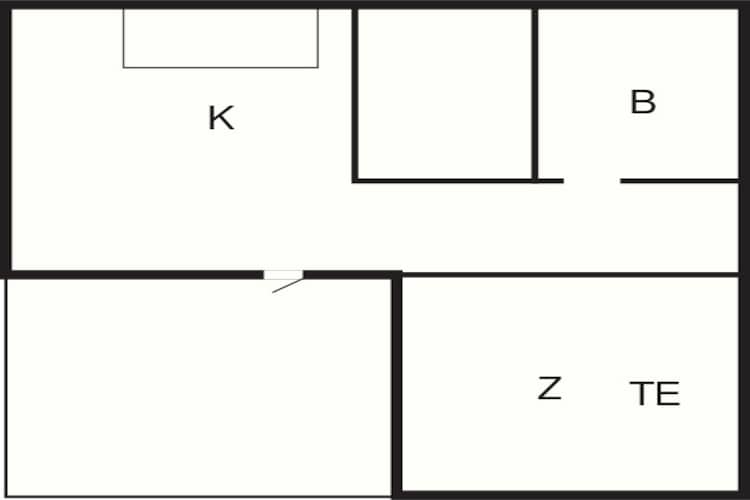 4 Personen vakantie huis in Hampen-Plattegrond