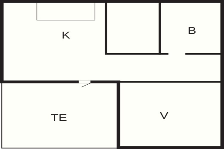 4 Personen vakantie huis in Hampen-Plattegrond