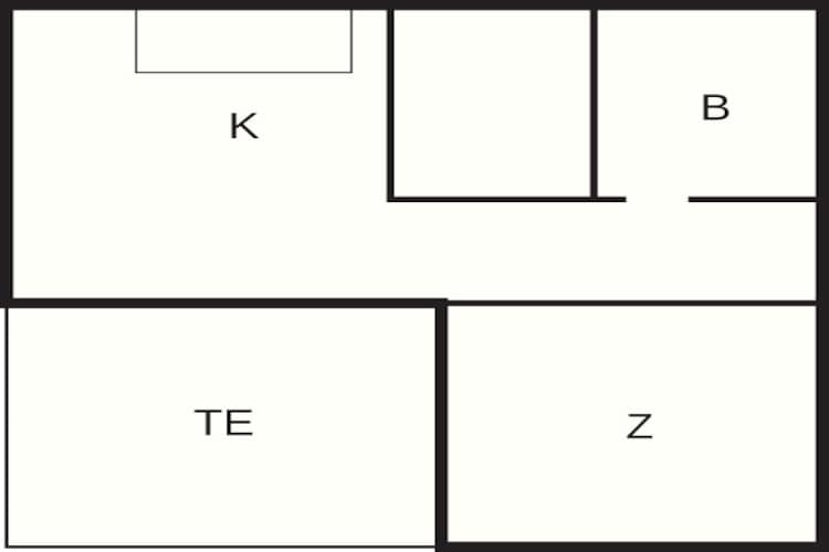 4 Personen vakantie huis in Hampen-Plattegrond