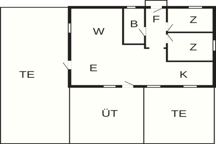 5 Personen vakantie huis in Hadsund-Plattegrond