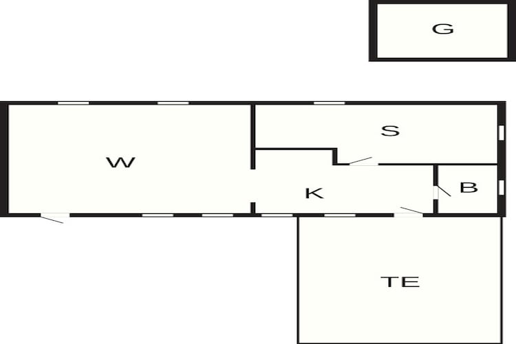 4 Personen vakantie huis in Storvorde-Plattegrond