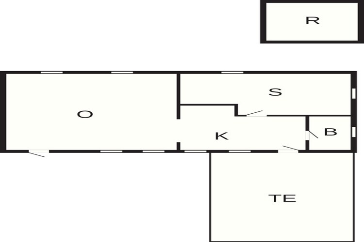 4 Personen vakantie huis in Storvorde-Plattegrond
