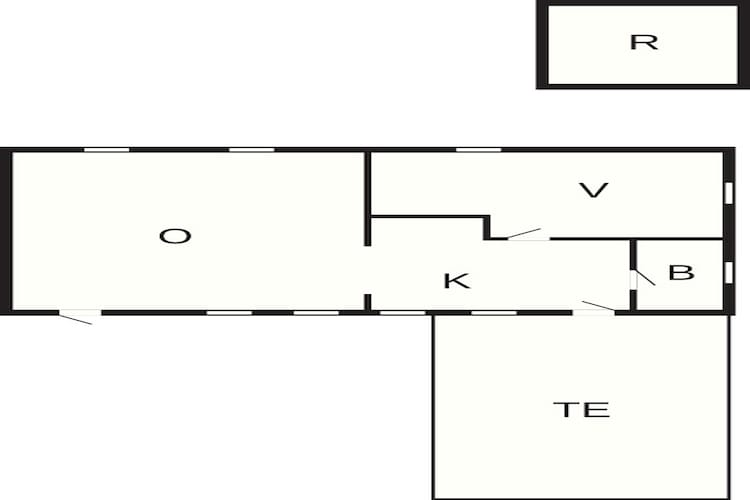 4 Personen vakantie huis in Storvorde-Plattegrond