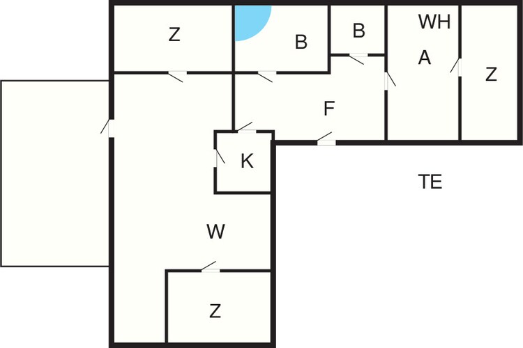 6 Personen vakantie huis in Vestervig-Plattegrond
