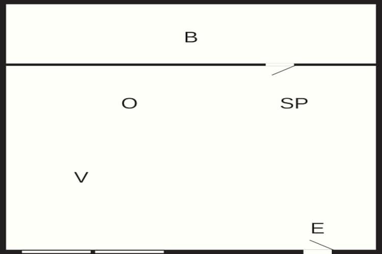 2 Personen vakantie huis in Nexø-Plattegrond