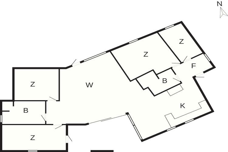 4 Sterne Ferienhaus in Faaborg - Grundriss