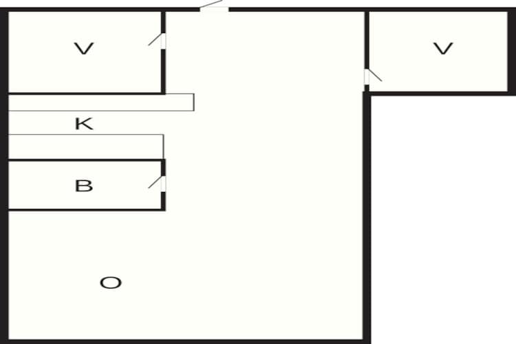 4 person holiday home in Glesborg-Floor plan