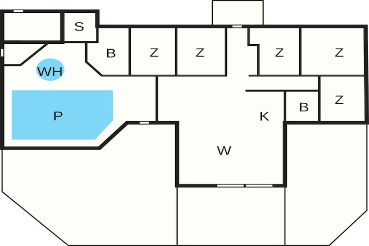 4 sterren vakantie huis in Vig-Plattegrond