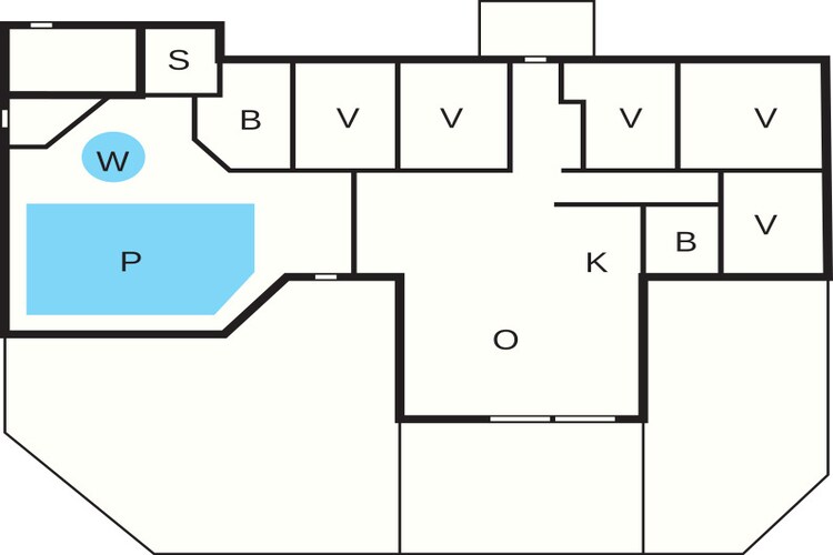 4 sterren vakantie huis in Vig-Plattegrond