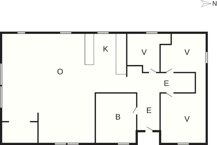 6 Personen vakantie huis in Ansager-Plattegrond